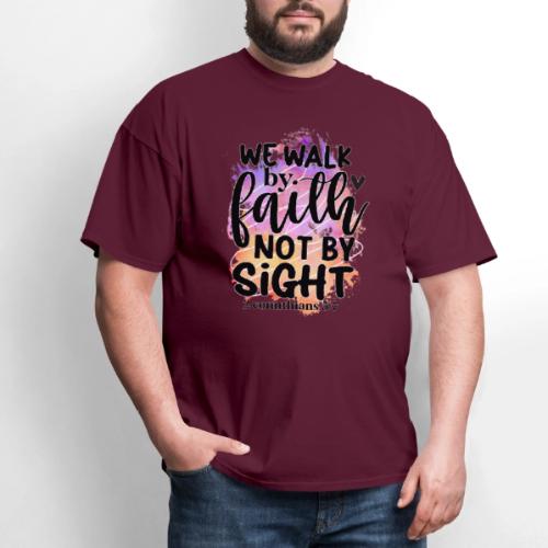 Harmony Collection - We Walk by Faith not by Sight - Men's T-Shirt