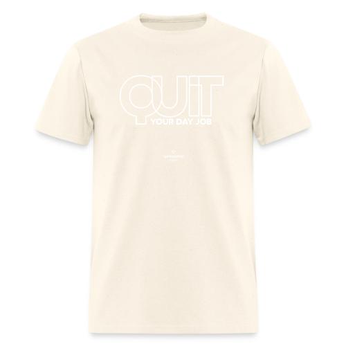 Quit in white - Men's T-Shirt