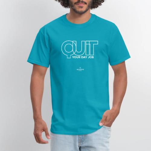 Quit in white - Men's T-Shirt