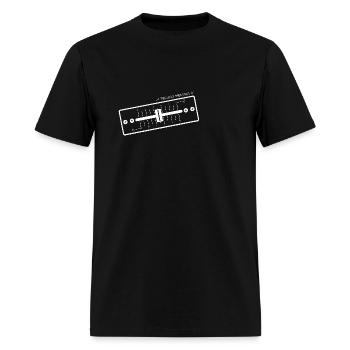 DJ crossfader - Techno DJ crossfader Messiah - Men's T-Shirt - black - Front - Jose (178cm)