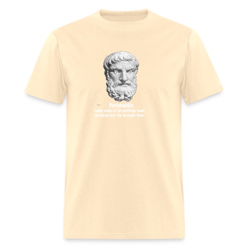 Perishablés - white text - Men's T-Shirt