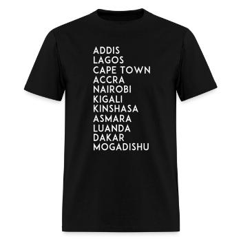 Africa Wonder - Men's T-Shirt - black - Front - Jose (178cm)