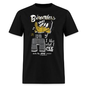 Jumelles Looney Tunes Daffy Duck - T-shirt Homme - noir - Devant - Jose (178cm)