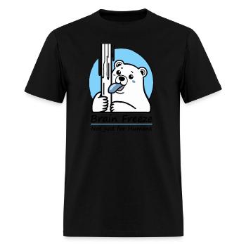 Brain Freeze Not just for Humans - Men's T-Shirt - black - Front - Jose (178cm)