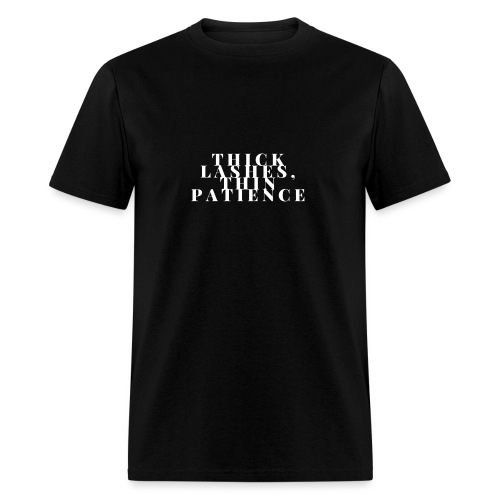 Thick lashes. Thin Patience - Men's T-Shirt