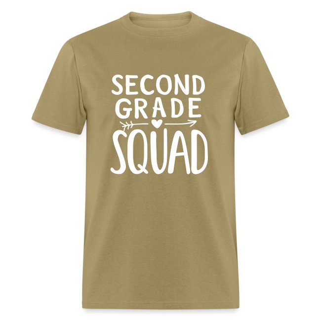 Second Grade Squad Teacher Team T-Shirts