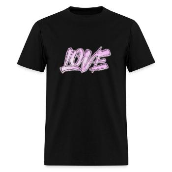 Love couple - Men's T-Shirt - black - Front - Jose (178cm)