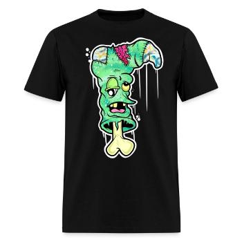 Zombie Sock - Men's T-Shirt - black - Front - Jose (178cm)