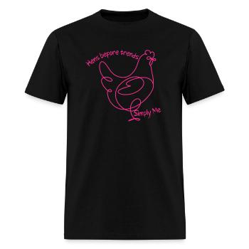 Hens before trends - Men's T-Shirt - black - Front - Jose (178cm)