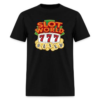 302251074 1023420629 Slot World - Men's T-Shirt - black - Front - Jose (178cm)