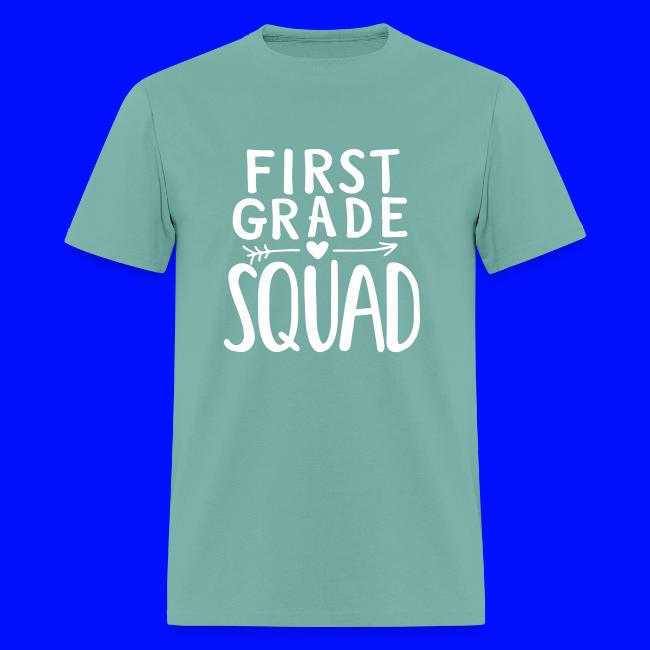 First Grade Squad Teacher Team T-Shirts