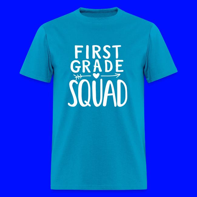 First Grade Squad Teacher Team T-Shirts