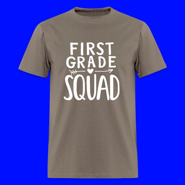 First Grade Squad Teacher Team T-Shirts