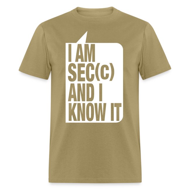 I'm sec(c) and I know it