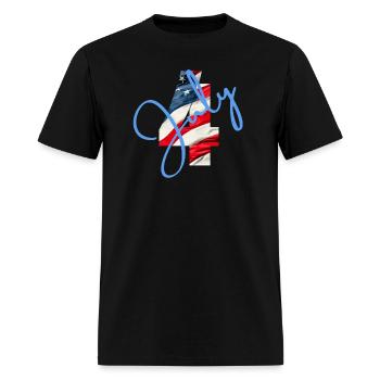 July 4 - Men's T-Shirt - black - Front - Jose (178cm)