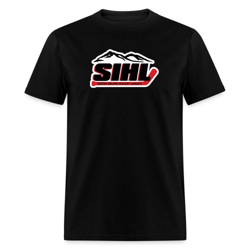 SIHL Logo White Outlined - Men's T-Shirt
