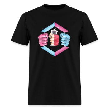 Three Piece And A Soda - Men's T-Shirt - black - Front - Jose (178cm)