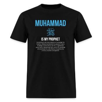 Muhammad Is My Prophet - Men's T-Shirt - black - Front - Jose (178cm)