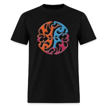 creativity - Men's T-Shirt - black - Front - Jose (178cm)