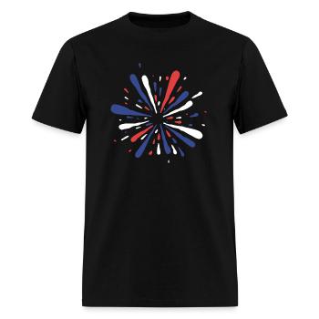 Patriotism - Men's T-Shirt - black - Front - Jose (178cm)
