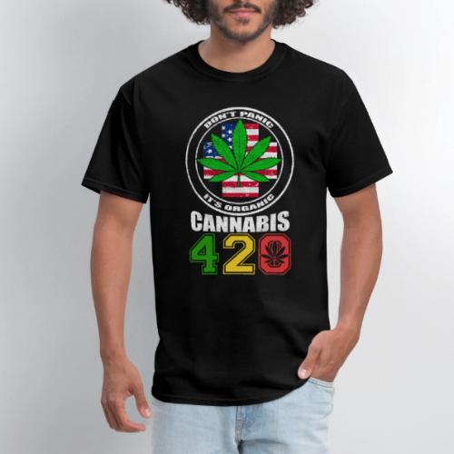 Side Splitting 420 My Medical Weed Marijuana - Men's T-Shirt