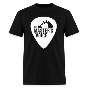 His Master´s Voice Logo - Men's T-Shirt - black - Front - Jose (178cm)