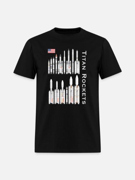 Titan Rockets - Men's T-Shirt - black