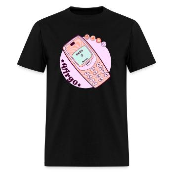 Vintage Phone Virgo - Men's T-Shirt - black - Front - Jose (178cm)