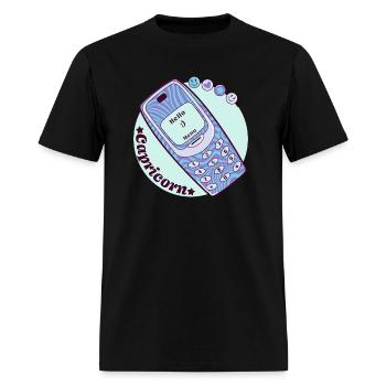 Vintage Phone Capricorn - Men's T-Shirt - black - Front - Jose (178cm)