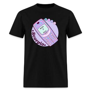Vintage Phone Scorpio - Men's T-Shirt - black - Front - Jose (178cm)