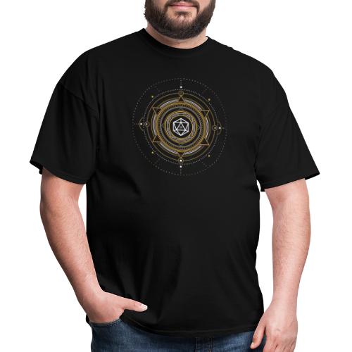 Sacred Symbol Polyhedral D20 Dice - Men's T-Shirt