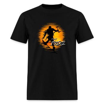 Kitesurfing - Just Ride - Kitesurf - Kite - Men's T-Shirt - black - Front - Jose (178cm)