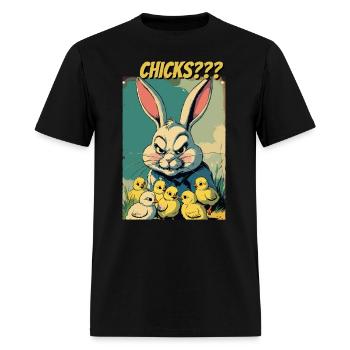 easter bunny - Men's T-Shirt - black - Front - Jose (178cm)