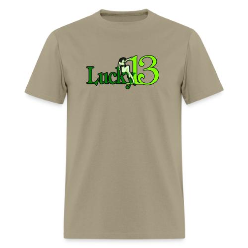 lucky 13 zombie - Men's T-Shirt
