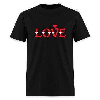 The Heart of Love - Men's T-Shirt - black - Front - Jose (178cm)