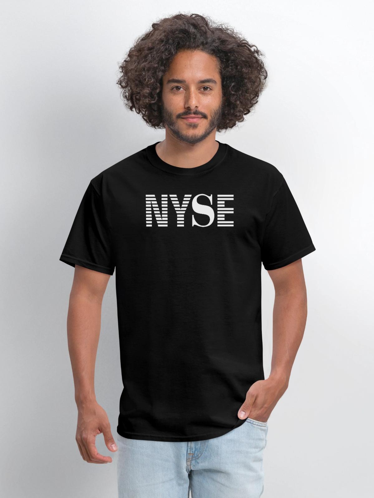 Nyse New York Stock Exchange - Men's T-Shirt - black - Front - Jose (178cm)
