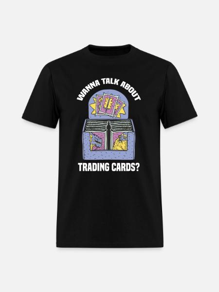 Trading cards - Men's T-Shirt - black