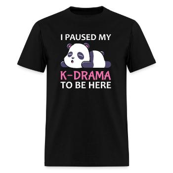 k-drama, k pop music, korean pop music - Men's T-Shirt - black - Front - Jose (178cm)