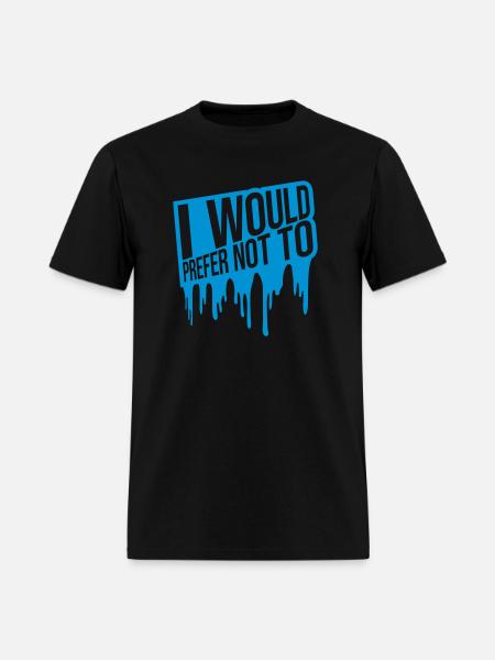 I prefer not to - Men's T-Shirt - black