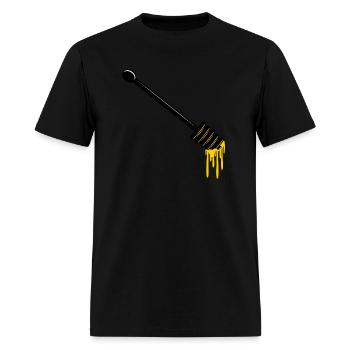 Honey spoon - Men's T-Shirt - black - Front - Jose (178cm)