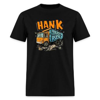 hank & Tash Truck T-Shirt - Men's T-Shirt - black - Front - Jose (178cm)
