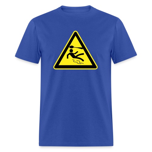 spoon warning sign - Men's T-Shirt