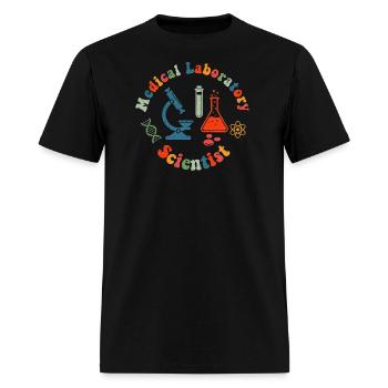 Medical Laboratory Scientist - Men's T-Shirt - black - Front - Jose (178cm)