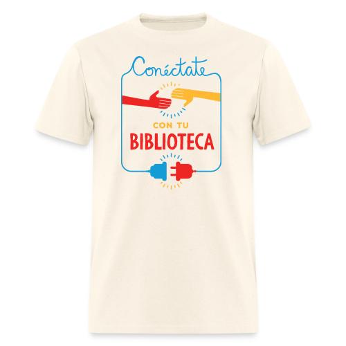 Conéctate Con Tu Biblioteca - Men's T-Shirt