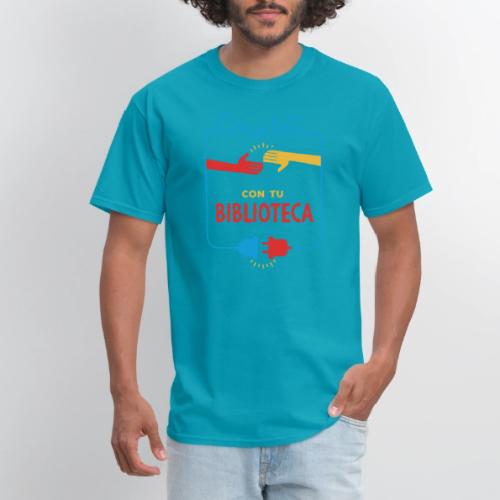 Conéctate Con Tu Biblioteca - Men's T-Shirt