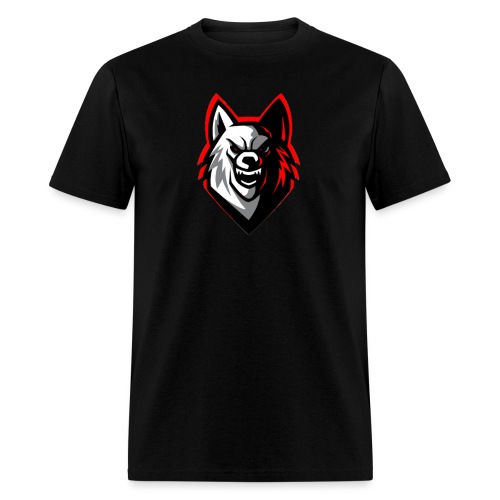 ECHO™Wolf Mascot Logo T-Shirt Black - Men's T-Shirt