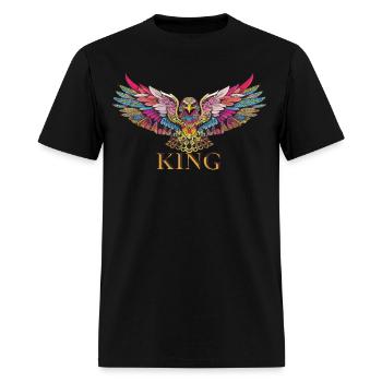 Eagle - Men's T-Shirt - black - Front - Jose (178cm)