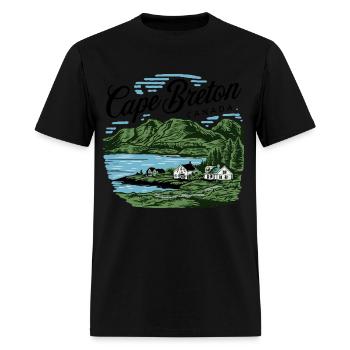Cape Breton Canada. - Men's T-Shirt - black - Front - Jose (178cm)