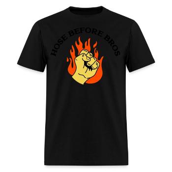 HOSE BEFORE BROS - Men's T-Shirt - black - Front - Jose (178cm)