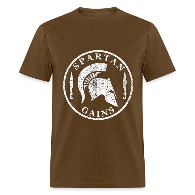 Spartan Gains Logo fuer schwarzes Shirt png